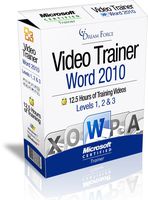 Word 2010 Training Videos - 12.5 Hours of Word 2010 training by Microsoft Office: Specialist, Expert and Master, and Microsoft Certified Trainer (MCT), Kirt Kershaw