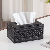 Car Leather Tissue Box/Carton/Paper Napkin Box/Creative Car Organization Box,S,19 * 12 * 9.5CM