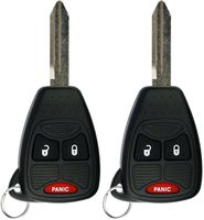 KeylessOption Keyless Entry Remote Control Car Key Fob Replacement for OHT692427AA KOBDT04A (Pack of 2)