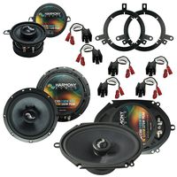Compatible with Chrysler PT Cruiser 2001-2005 OEM Speaker Upgrade Harmony Premium Speakers Package