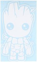 Baby Groot Guardians of The Galaxy - White Vinyl Decal