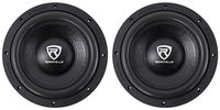 (2) Rockville W10K6D2 V2 10" 4000 Watt Car Audio Subwoofers Dual 2-Ohm Subs