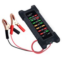 OBDMONSTER 12V 24V Battery Tester 2IN1 for Trucks and Cars Battery Analyzer Alternator Tool to Check Battery Condition & Alternator Charging Level with Switch for Loading Test & Battery Test