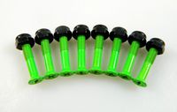 Blank 1.25 Inch Color Skateboard Mounting Hardware Screws (Green)