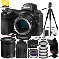 Nikon Z7 Mirrorless Digital Camera with 24-70mm Lens and FTZ Adapter Kit with 14 PC Bundle+Professional Backpack+75" Tripod+Soft Flash Diffuser+Variable Neutral Density Filter and More