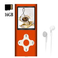 Mp3 Player,Music Player with a 16 GB Memory Card Portable Digital Music Player/Video/Voice Record/FM Radio/E-Book Reader/Photo Viewer/1.8 LCD