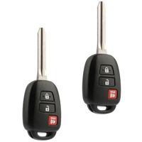 Car Key Fob Keyless Entry Remote fits Toyota Prius C, Prius V, Rav4 (HYQ12BDM, 1551A-12BDM), Set of 2