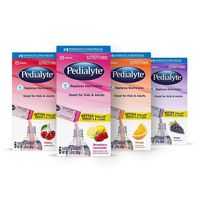 Pedialyte Electrolyte Powder, Variety Pack Flavor Bundle, Electrolyte Drink,0.6 Ounce Powder Packets (Pack of 24)