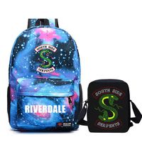 Man Woman Riverdale Laptop Backpack + Lunch box bag for Work Travel Office Outdoor
