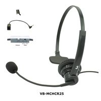 Visbr Noise Canceling Call Center Headset Compatible with Most Phones Include: Altigen at&T ATCOM Avaya Cisco Fanvil Grandstream Mitel Nortel Obihai Panasonic Polycom Shoretel Yealink with RJ9, 2.5mm