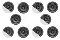 Earthquake Sound R650 6.5" 300W in Ceiling Speakers(5pairs) w/Magnetic Grill