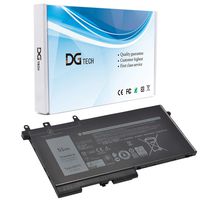 DGTECH New 93FTF Laptop Battery Compatible Latitude 5280, Latitude 5480, Latitude 5580, Latitude 5290, Latitude 5490, Latitude 5590, Type : 83XPC D4CMT 4YFVG (11.4V 51Wh)
