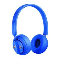 Out There, Active Noise Cancelling On-Ear Bluetooth Headphones  17 Hour Playtime, 50 ft. Range, Hands-Free Calling, Sweat and Rain Resistant IPX4 Rated  JAM Audio Blue