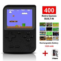 TAPDRA Handheld Game Console, Retro Game Console with 400 Classic Games 3.0 inch Screen Portable Supporting 2 Player, Good Gifts for Kids