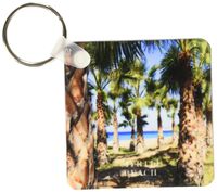3dRose Palms Line Myrtle Beach South Carolina - Key Chains, 2.25 x 4.5 inches, set of 2 (kc_80856_1)