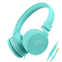 Kids Headphones, Wired Adjustable Foldable Headsets with Microphone, Volume Control and 85dB Volume Limited Hearing Protection for Fire 7/HD8/HD10 Kids Edition/Nintendo Switch/PS4/Xbox One/S/X/PC