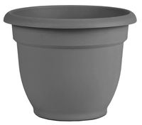 Bloem AP20908 Ariana Self Watering Planter 20", Charcoal Gray