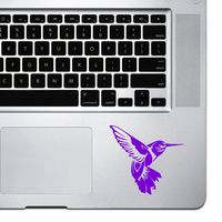 StickAny Palm Series Detailed Humming Bird Sticker for MacBook Pro, Chromebook, and Laptops (Purple)