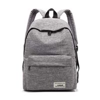 Laptop College Backpack Lightweight USB Charging Business School Book Bag Travel Hiking Camping Outdoor Daypack Rucksack 14 Notebook-gray