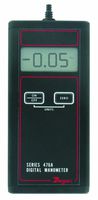 Dwyer Series 476A Single Pressure Digital Manometer, -20.0 to +20.0 inH2O Measuring Range, + or - 1.5% Accuracy F.S., Battery Operated