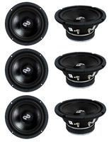 6) Pyle PDMR6 MidRange 6.5" 1800W Car Mid Bass Mid Range Woofers Audio Speakers