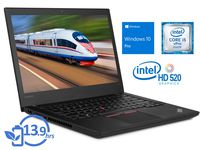 Lenovo ThinkPad T470 20JMS0Q300Laptop, 14" HD Display, Intel Core i5-6300U Upto 3, 8GB RAM, 256GB NVMe SSD, HDMI, Thunderbolt, Card Reader, Wi-Fi, Bluetooth, Windows 10 Pro
