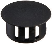 Morris 22388 Plastic Knockout Plug, 5/8-Inch, Black, 10-Pack