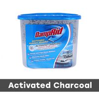 DampRid Disposable Moisture Absorber Activated Charcoal for Boats and RVs, 18 oz. Tub; Remove Strong Odors, Attract and Trap Excess Moisture, Eliminate Musty Odors and Create Fresher, Cleaner Air