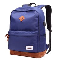 Lmeison School Backpack, Travel Laptop Backpack Water-resistant Cool Guys Bookbag with USB Charging Port Lightweight Casual Daypack Camping Outdoor Backpack Student Rucksack for Boys Men