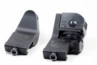 OZARK ARMAMENT 45 Degree Offset Backup Iron Sights for Railed Rifles Picatinny Mount
