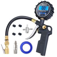 AstroAI Digital Tire Inflator with Pressure Gauge, Medium 250 PSI Air Chuck and Compressor Accessories Heavy Duty with Rubber Hose and Quick Connect Coupler for 0.1 Display Resolution