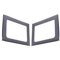 Design Engineering 050150 Boom Mat Sound Deadening Side Window Trim Kit for 4-Door Jeep Wrangler JK (2011-2018) - Gray