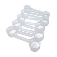 1.5 Tablespoon (23 mL) Long Handle Scoop for Measuring Coffee, Pet Food, Grains, Protein, Spices and Other Dry Goods (Pack of 10) BPA Free