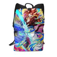 Red Goku Casual Backpack Daypack Laptop Bag School Bag BookBag