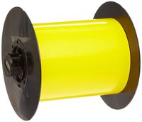 Brady B30C-4250-509-YL 25 feet Length x 4.250" Width, B-509 Polyester, Yellow BBP31 Magnetic Supply