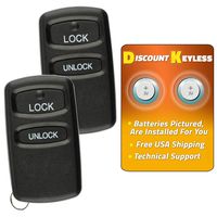 Discount Keyless Entry Remote Control Car Key Fob Clicker For Eclipse OUCG8D-525M-A (2 Pack)