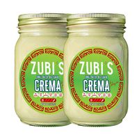 ZUBI'S Plant Based, Small Batch Crema de Jalapeño (16 oz.) (2 Pack)
