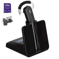 Plantronics CS540 Wireless Headset Bundle with Lifter and Headset Advisor Wipe (Renewed)