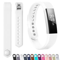 TreasureMax for Fitbit Alta Bands/Fitbit Alta HR Bands/Fitbit Ace Bands, Adjustable Soft Silicone Sports Replacement Bands for Women Men,Small/Large