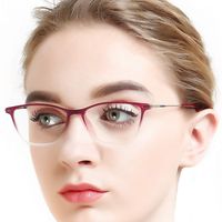 Blue Light Blocking Glasses Women Nerd Frame Gradient Computer Use Eyewear