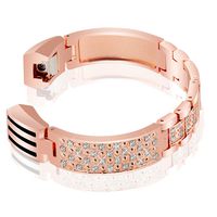 Famobest For Fitbit Alta HR Bands Fitbit Alta Bands For Women Men, Stainless Steel Alta Fit bit Bands Alta Fitbit Bands Fitbit Alta Replacement Bands Wristbands Small Large Bangle 2 Rose Gold