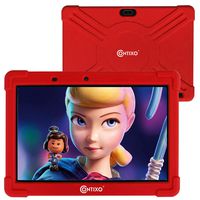 Contixo 10 Inch Kids Learning Tablet Android 9.0 16GB WiFi 8MP Web Camera Preloaded Looney Tunes Education Apps for Children Toddlers Parental Control Kid-Proof Case