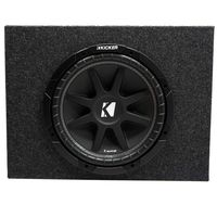 Kicker Comp 12" Loaded Truck Subwoofer Box Enclosure (10C12-4)