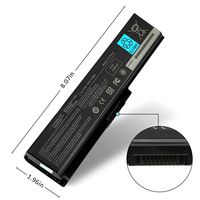 DAMZON 6-cell PA3817U-1BRS Battery Replacement for Laptop Toshiba PA3817U-1BAS PA3818U PA3819U PA3816U-1BRS PA3816U-1BAS C655 L600 L675 L675D L700 L745 L750 L750D L755 L755D M640 P745 M645 Series