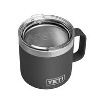 YETI Rambler 14 oz Mug, Stainless Steel, Vacuum Insulated with Standard Lid, Charcoal