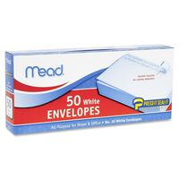 12 Pack of Mead Press-It Seal-It #10 White Envelopes, 50 Count (75024) = to 600 Envelopes
