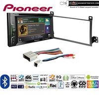 Sound of Tri-State Pioneer AVH-501EX Double Din Radio Install Kit with DVD/CD Player Bluetooth Fits 2003-2011 Town Car Lanyard