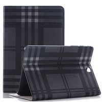 MeiLiio iPad Mini 4 Leather Case, Plaid Folio Flip Cover Premium PU Leather Screen Protector Cover with Card Slots Money Pocket Protective Case for iPad Mini 4 7.9 inch Tablet (Grey)