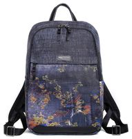 Wolfrealm Laptop Backpack for Women&Men Business Backpack Purse Lightweight Rucksack Waterproof College School Pack Notebook Bag (13.3 inches no Sleeve, Denim Colorful)