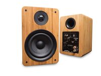 Peachtree Audio M25 Powered Speakers (Pair) - Real Bamboo